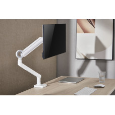 Кронштейн для мониторов Ultramounts UM719W белый 17"-35" макс.10.5кг крепление к столешнице поворот и наклон
