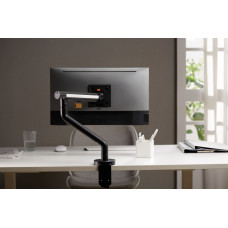 Кронштейн для мониторов Ultramounts UM725B черный 17"-32" макс.9кг крепление к столешнице поворот и наклон