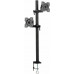 Кронштейн для мониторов ЖК Kromax OFFICE-5 серый 15"-32" макс.12кг настольный поворот и наклон