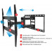 Кронштейн для телевизора Arm Media COBRA-50 черный 26"-65" макс.35кг настенный поворотно-выдвижной и наклонный