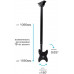 Кронштейн для телевизора Arm Media LCD-1600 черный 15"-48" макс.55кг потолочный наклон