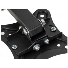 Кронштейн для телевизора Hama Fullmotion черный 10"-27" макс.15кг настенный