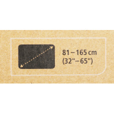 Кронштейн для телевизора Hama R1 118161 черный 32"-65" макс.30кг настенный наклон