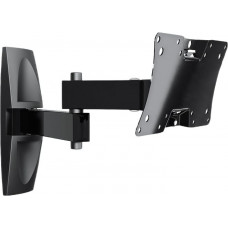 Кронштейн для телевизора Holder LCDS-5064 черный 15"-38" макс.30кг настенный поворот и наклон