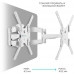 Кронштейн для телевизора Onkron M5 белый 37"-70" макс.36.4кг настенный поворот и наклон