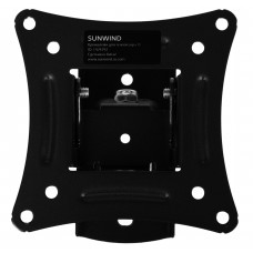 Кронштейн для телевизора SunWind 1F черный 20"-29" макс.15кг настенный поворот и наклон
