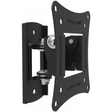 Кронштейн для телевизора SunWind 1F черный 20"-29" макс.15кг настенный поворот и наклон