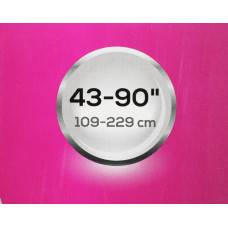 Кронштейн для телевизора Ultramounts UM840T черный 43"-90" макс.70кг настенный наклон