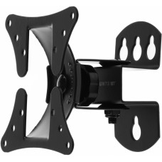 Кронштейн для телевизора Ultramounts UM857 черный 12"-27" макс.30кг настенный поворот и наклон