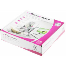 Кронштейн для телевизора Ultramounts UM868 черный 23"-55" макс.35кг настенный поворот и наклон