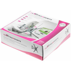 Кронштейн для телевизора Ultramounts UM870 черный 23"-55" макс.30кг настенный поворот и наклон