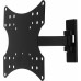 Кронштейн для телевизора Ultramounts UM876 черный 17"-42" макс.20кг настенный поворот и наклон