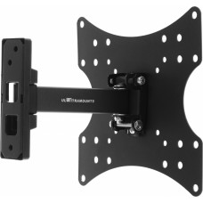 Кронштейн для телевизора Ultramounts UM876 черный 17"-42" макс.20кг настенный поворот и наклон