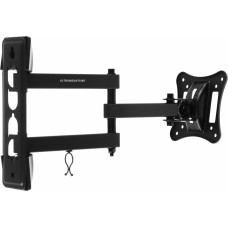 Кронштейн для телевизора Ultramounts UM895 черный 13"-27" макс.15кг настенный поворотно-выдвижной и наклонный