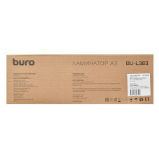 Ламинатор Buro BU-L383 белый A3 (80-125мкм) 25см/мин (2вал.) лам.фото