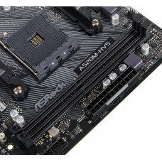 Материнская плата Asrock A520M-HVS Soc-AM4 AMD A520 2xDDR4 mATX AC`97 8ch(7.1) GbLAN RAID+VGA+HDMI