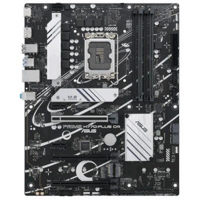 Материнская плата Asus PRIME H770-PLUS D4 Soc-1700 Intel H770 4xDDR4 ATX AC`97 8ch(7.1) 2.5Gg RAID+HDMI+DP