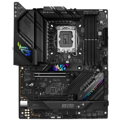 Материнская плата Asus ROG STRIX B760-F GAMING WIFI Soc-1700 Intel B760 4xDDR5 ATX AC`97 8ch(7.1) 2.5Gg RAID+HDMI+DP