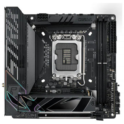 Материнская плата Asus ROG STRIX Z790-I GAMING WIFI Soc-1700 Intel Z790 2xDDR5 mini-ITX AC`97 8ch(7.1) 2.5Gg RAID+HDMI