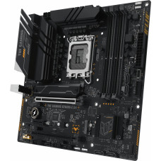 Материнская плата Asus TUF GAMING B760M-E D4 Soc-1700 Intel B760 4xDDR4 mATX AC`97 8ch(7.1) 2.5Gg RAID+HDMI+DP