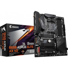 Материнская плата Gigabyte B550 AORUS ELITE AX V2 Soc-AM4 AMD B550 4xDDR4 ATX AC`97 8ch(7.1) 2.5Gg RAID+HDMI+DP
