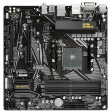 Материнская плата Gigabyte B550M DS3H AC Soc-AM4 AMD B550 4xDDR4 mATX AC`97 8ch(7.1) GbLAN RAID+DVI+HDMI