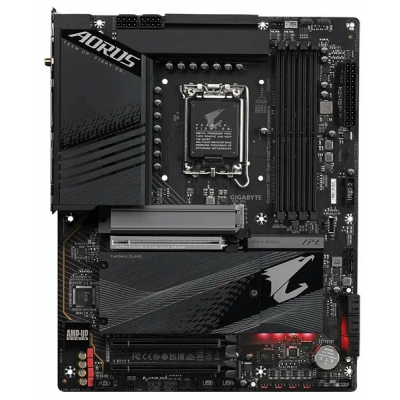Материнская плата Gigabyte Z790 AORUS ELITE AX Soc-1700 Intel Z790 4xDDR5 ATX AC`97 8ch(7.1) 2.5Gg RAID+HDMI+DP
