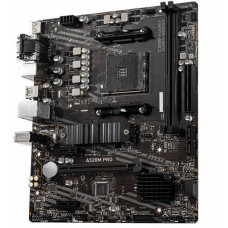 Материнская плата MSI A520M PRO Soc-AM4 AMD A520 2xDDR4 mATX AC`97 8ch(7.1) GbLAN RAID+VGA+HDMI+DP