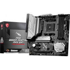 Материнская плата MSI MAG B550M MORTAR MAX WIFI Soc-AM4 AMD B550 4xDDR4 mATX AC`97 8ch(7.1) 2.5Gg RAID+HDMI+DP