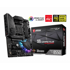 Материнская плата MSI MPG B550 GAMING PLUS Soc-AM4 AMD B550 4xDDR4 ATX AC`97 8ch(7.1) GbLAN RAID+HDMI+DP