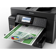 МФУ струйный Epson L15150 (C11CH72404/505/506/403/503) A3+ Duplex Net WiFi черный