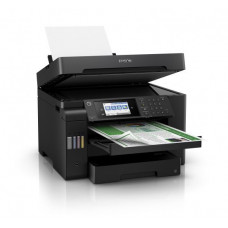 МФУ струйный Epson L15150 (C11CH72404/505/506/403/503) A3+ Duplex Net WiFi черный