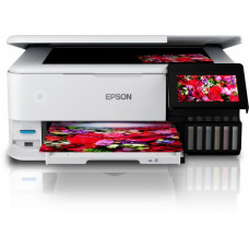 МФУ струйный Epson L8160 (C11CJ20404/403/402) A4 Duplex Net WiFi белый