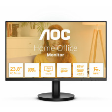 Монитор AOC 23.8" 24B3CA2 черный IPS LED 1ms 16:9 HDMI M/M матовая 250cd 178гр/178гр 1920x1080 100Hz DP FHD USB 3.4кг
