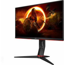Монитор AOC 23.8" Gaming 24G2SPU черный/красный IPS LED 16:9 HDMI M/M матовая HAS Piv 300cd 178гр/178гр 1920x1080 165Hz FreeSync Premium VGA DP FHD USB 4.41кг