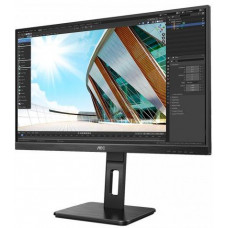 Монитор AOC 27" Pro Q27P2Q черный IPS LED 4ms 16:9 HDMI M/M матовая HAS Pivot 300cd 178гр/178гр 2560x1440 D-Sub DisplayPort Ultra HD 2K (1440p) USB 5кг