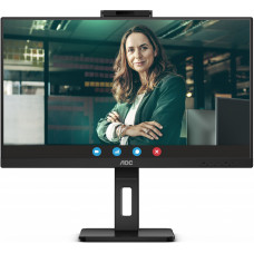 Монитор AOC 27" Pro Q27P3QW черный IPS LED 16:9 HDMI M/M Cam матовая HAS Piv 1000:1 350cd 178гр/178гр 2560x1440 75Hz DP QHD USB 6.6кг
