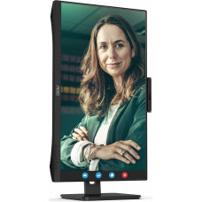 Монитор AOC 27" Pro Q27P3QW черный IPS LED 16:9 HDMI M/M Cam матовая HAS Piv 1000:1 350cd 178гр/178гр 2560x1440 75Hz DP QHD USB 6.6кг