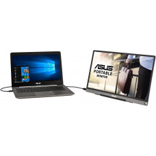 Монитор Asus 15.6" ZenScreen MB16ACE темно-серый IPS LED 16:9 матовая 220cd 178гр/178гр 1920x1080 60Hz FHD USB 0.8кг