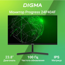 Монитор Digma 23.8" Progress 24P404F черный IPS LED 5ms 16:9 HDMI M/M матовая 250cd 178гр/178гр 1920x1080 100Hz VGA FHD 3.0кг