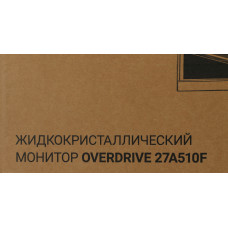 Монитор Digma 27" Overdrive 27A510F черный VA LED 1ms 16:9 HDMI M/M матовая 300cd 178гр/178гр 1920x1080 165Hz G-Sync FreeSync DP FHD 4.65кг