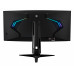 Монитор GMNG 34" Gaming GM-34C11W черный VA LED 2ms 21:9 HDMI M/M матовая HAS Piv 4000:1 300cd 178гр/178гр 3440x1440 165Hz G-Sync FreeSync DP 2K 8.57кг