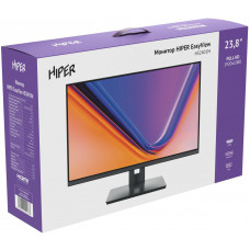 Монитор Hiper 23.8" EasyView HS2401M черный IPS LED 5ms 16:9 HDMI M/M матовая 250cd 178гр/178гр 1920x1080 75Hz FreeSync VGA DP FHD 3.5кг