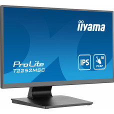 Монитор Iiyama 21.5" ProLite T2252MSC-B2 черный IPS LED 5ms 16:9 HDMI M/M глянцевая 250cd 178гр/178гр 1920x1080 60Hz DP FHD USB Touch 4.5кг