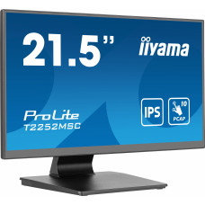 Монитор Iiyama 21.5" ProLite T2252MSC-B2 черный IPS LED 5ms 16:9 HDMI M/M глянцевая 250cd 178гр/178гр 1920x1080 60Hz DP FHD USB Touch 4.5кг