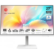 Монитор MSI 27" Modern MD272QXPW белый IPS LED 1ms 16:9 HDMI M/M матовая HAS Piv 400cd 178гр/178гр 2560x1440 100Hz DP Quad 2K (1440p) USB 5.85кг