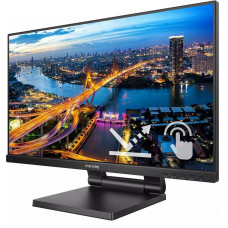 Монитор Philips 21.5" B Line 222B1TC черный IPS LED 16:9 HDMI M/M матовая HAS 250cd 178гр/178гр 1920x1080 75Hz VGA DP FHD USB Touch 6.13кг