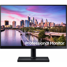 Монитор Samsung 24" F24T450GY черный IPS LED 16:10 DVI HDMI M/M матовая HAS Piv 250cd 178гр/178гр 1920x1200 75Hz DP FHD USB 5.5кг