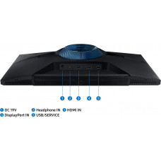 Монитор Samsung 24" Odyssey G3 S24AG320NI черный VA LED 1ms 16:9 HDMI полуматовая HAS Piv 3000:1 250cd 178гр/178гр 1920x1080 165Hz FreeSync Premium DP 4.5кг