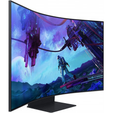 Монитор Samsung 55" Odyssey Ark S55CG97WNI черный VA LED 16:9 HDMI M/M матовая HAS 600cd 178гр/178гр 3840x2160 165Hz FreeSync Premium Pro DP WQ USB 41.5кг